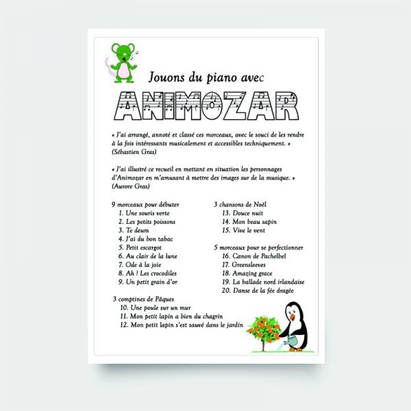 Morceaux De Piano Classés Par Difficulté Jouons du piano avec Animozar - Animozar